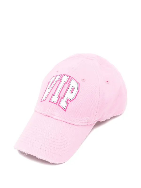 Balenciaga VIP Teamp Cotton Cap Pink FARFETCH GR