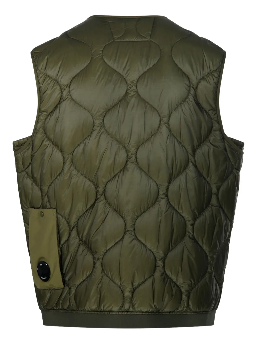 C.P. Company Bodywarmer met rits Groen