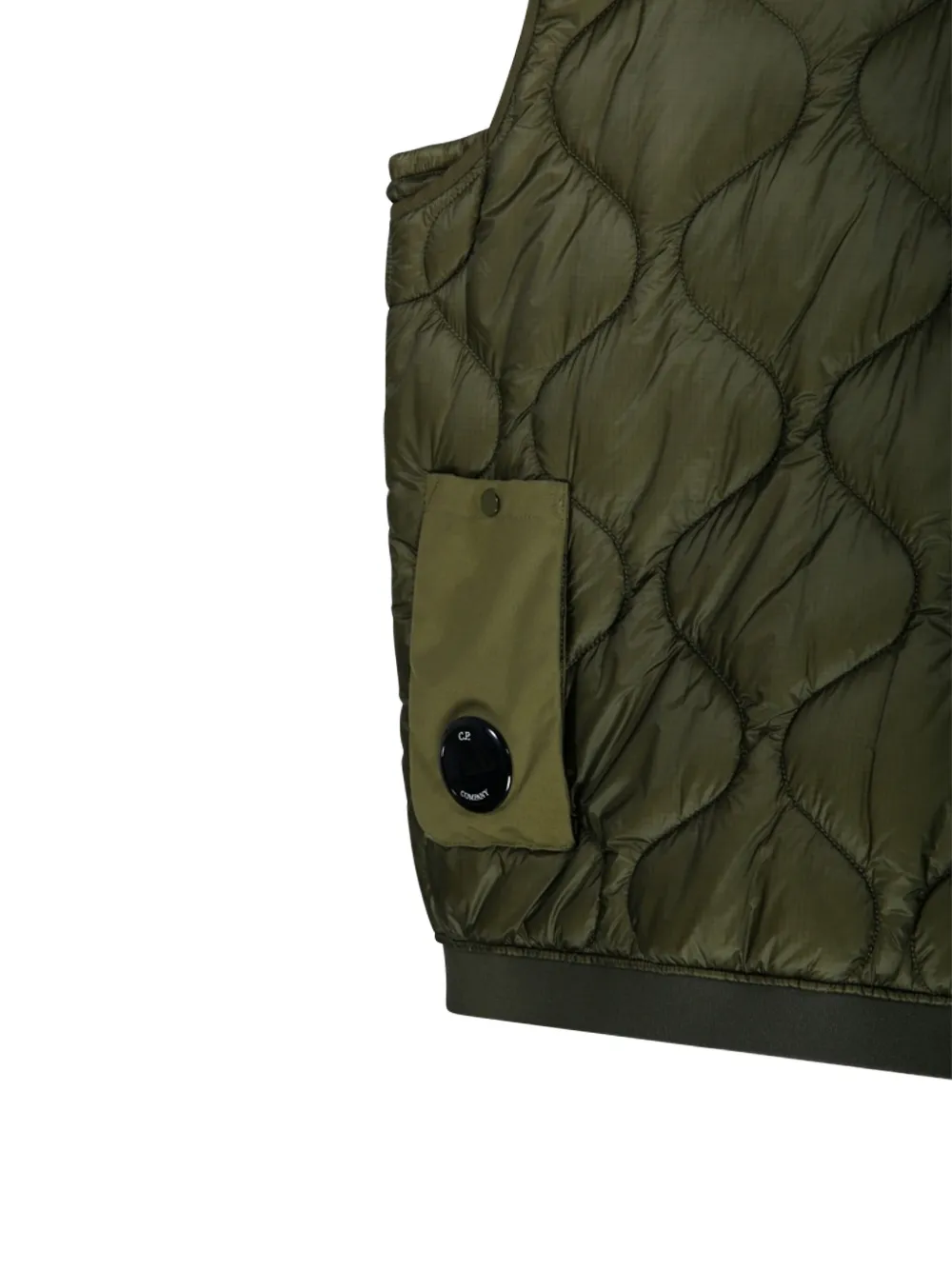 C.P. Company Bodywarmer met rits Groen