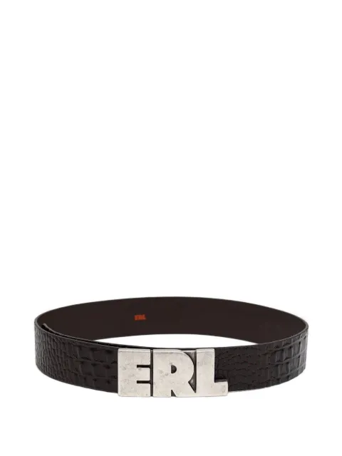 ERL logo plaque belt