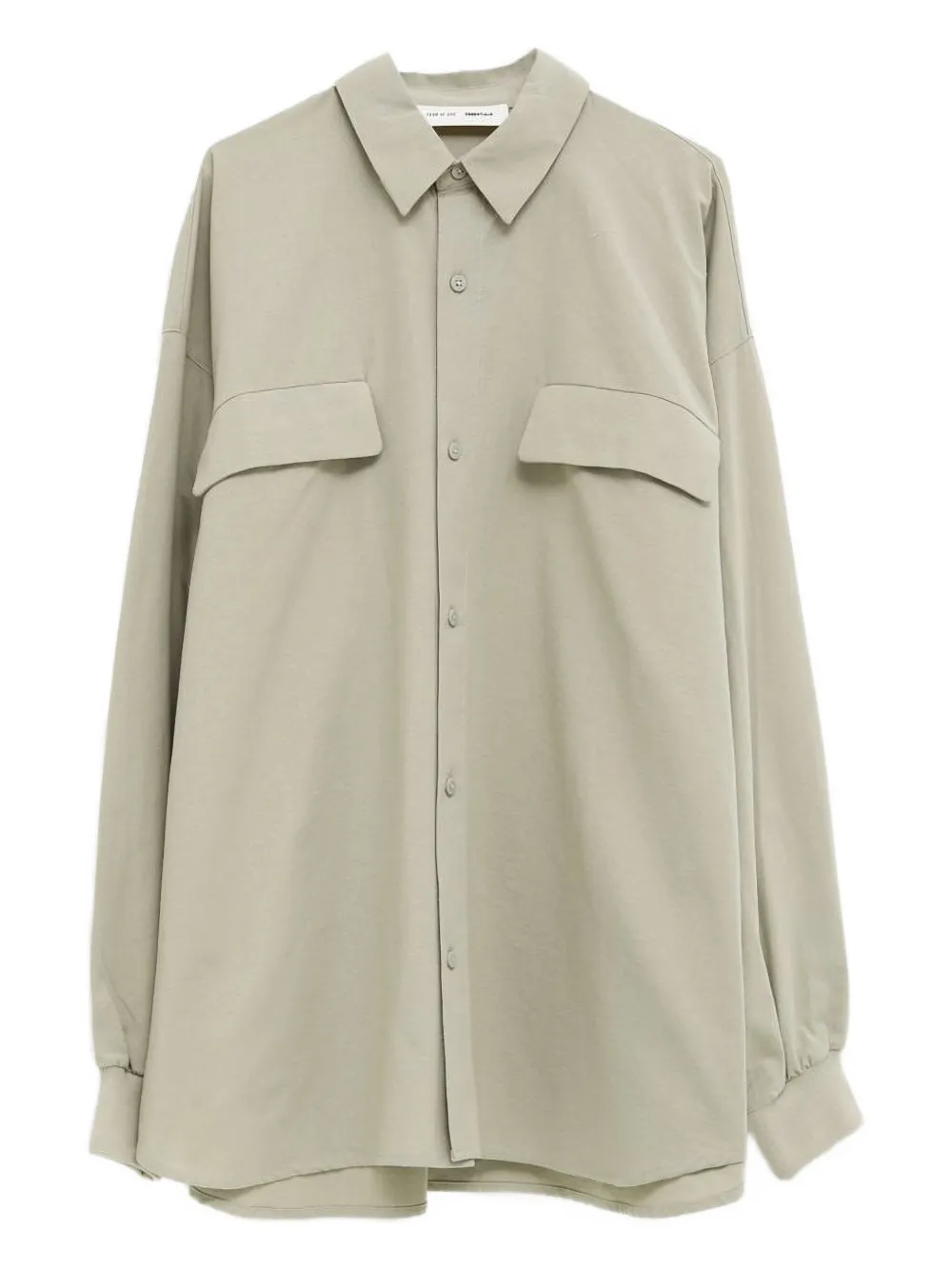 FEAR OF GOD ESSENTIALS pocket-detail cotton shirt Beige