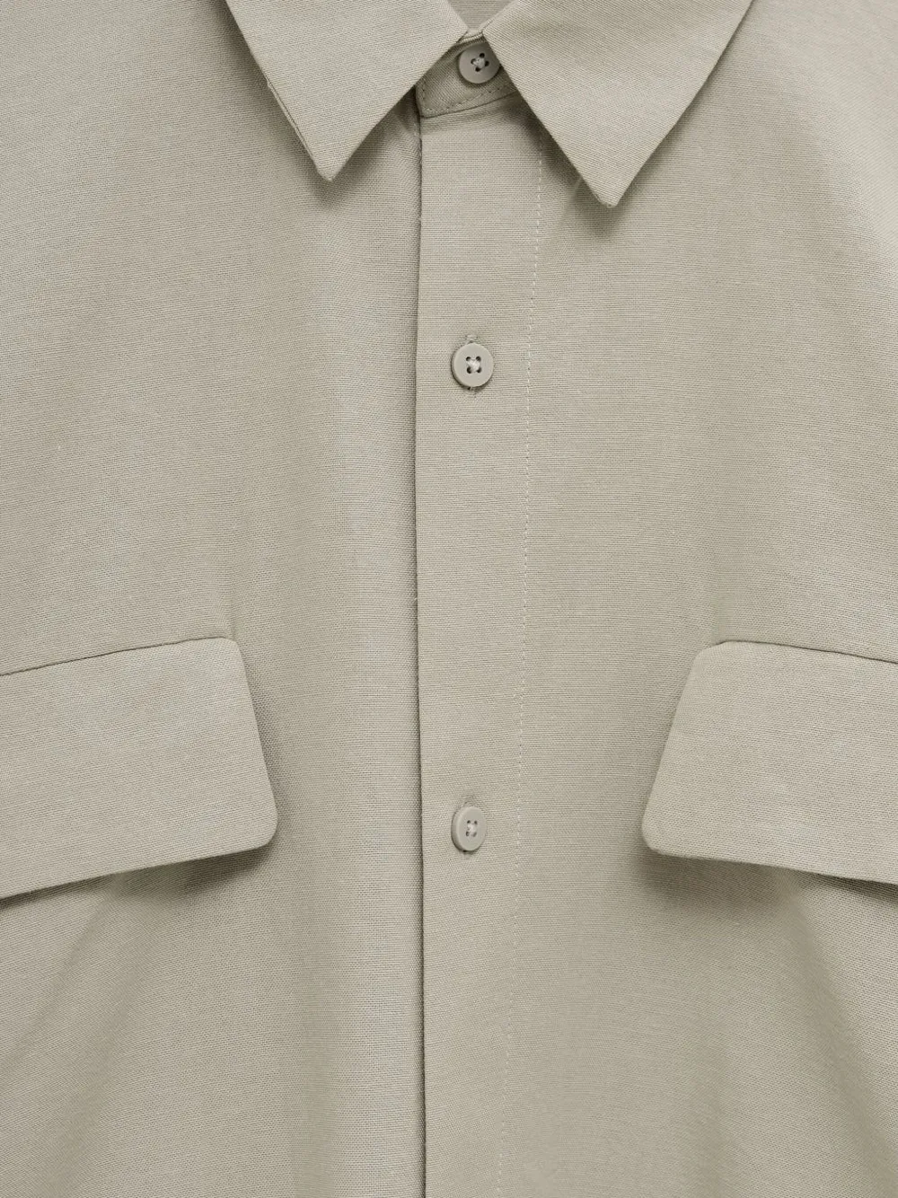 FEAR OF GOD ESSENTIALS pocket-detail cotton shirt Beige
