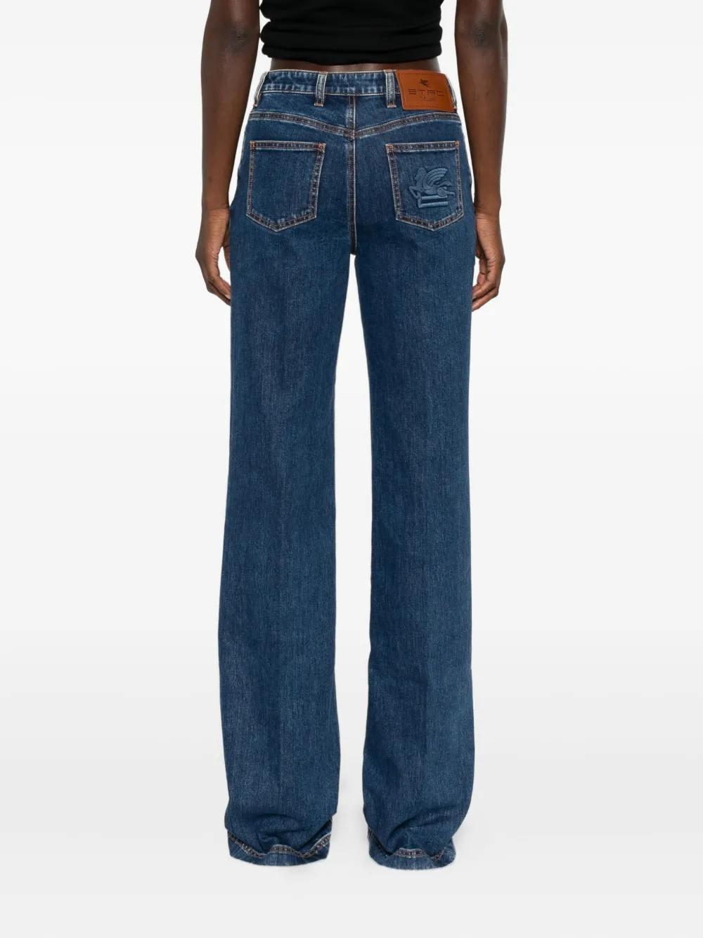 ETRO Straight jeans Blauw