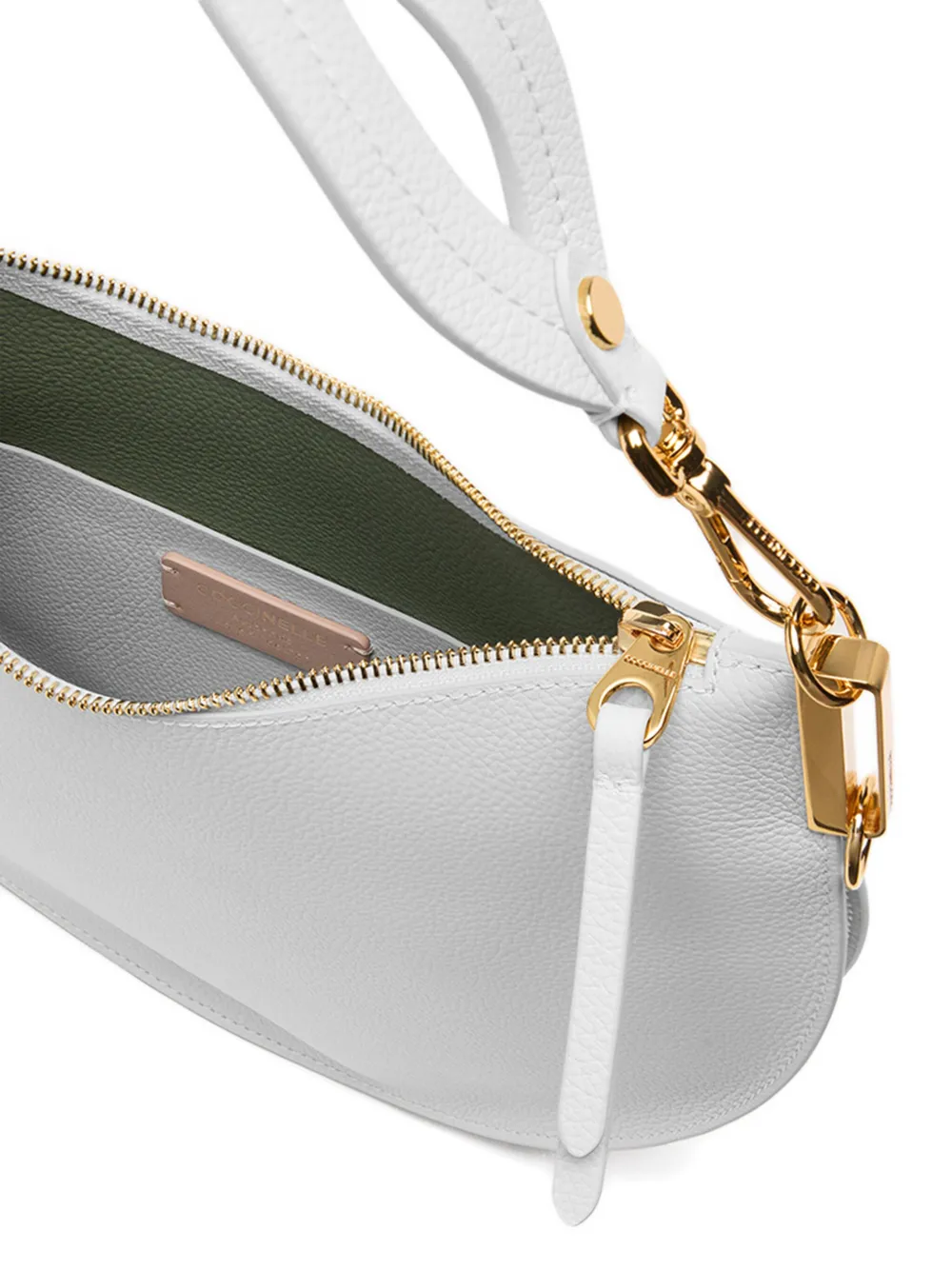 Coccinelle Sunup medium tas met rits Wit