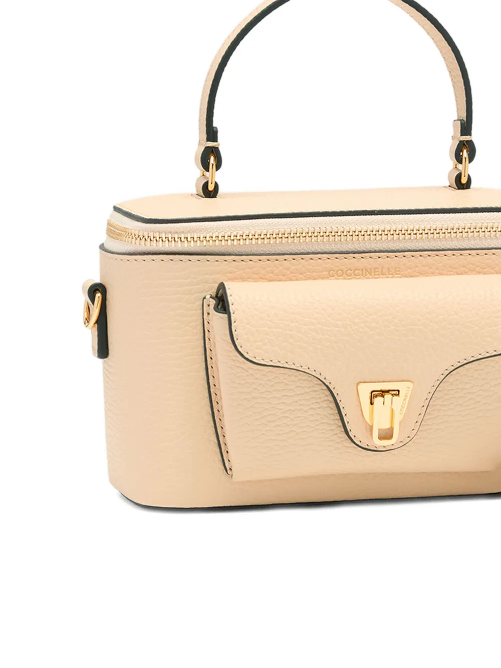 Coccinelle Beat Generation kleine tas met ritszak Beige
