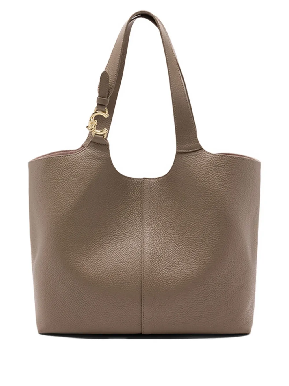 C-Easy buckle leather shoulder bag
