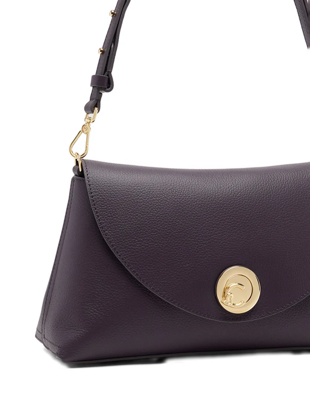 Coccinelle medium Nikla leather shoulder bag Paars
