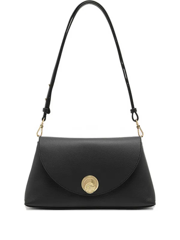 COCCINELLE 黒 レザー ショルダーバッグ Coccinelle Binxie レザー ショルダーバッグ S | ブラック | FARFETCH JP