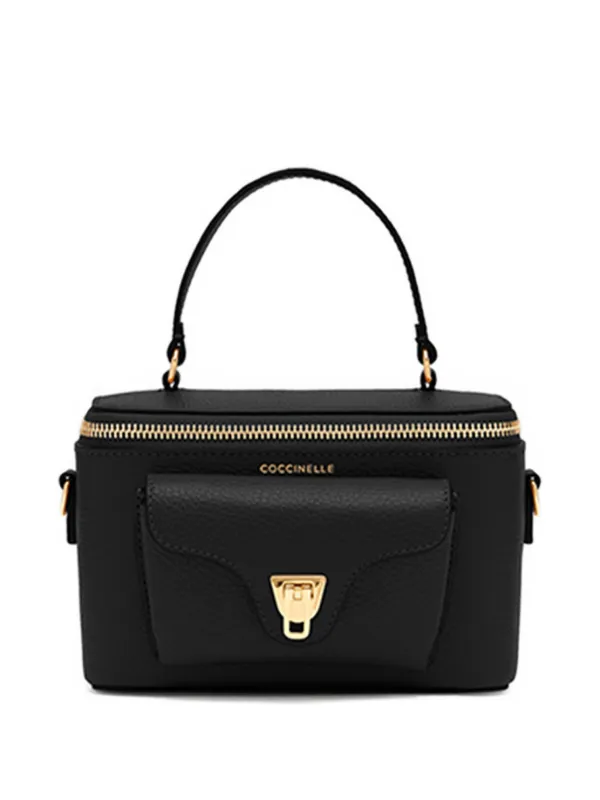 Coccinelle Mini zip-top Satchel Bag Black FARFETCH JO