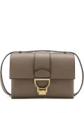 Coccinelle Arlettis flap-lock leather shoulder bag - Brown