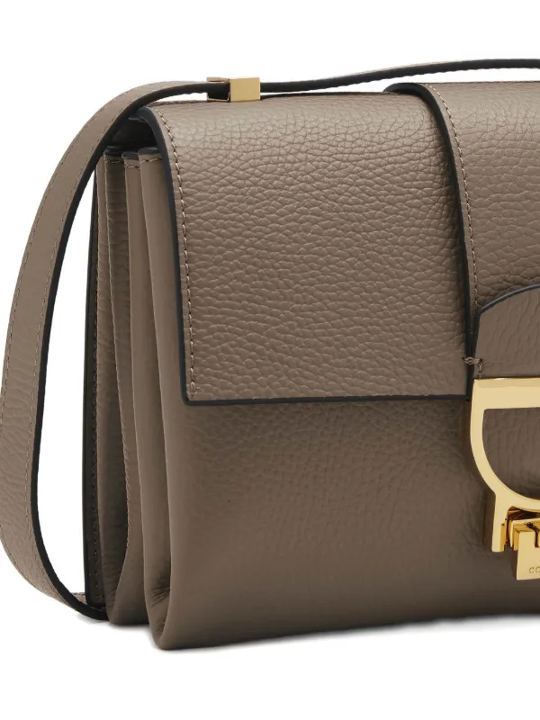 Coccinelle Arlettis Schultertasche Mit Klappverschluss Braun