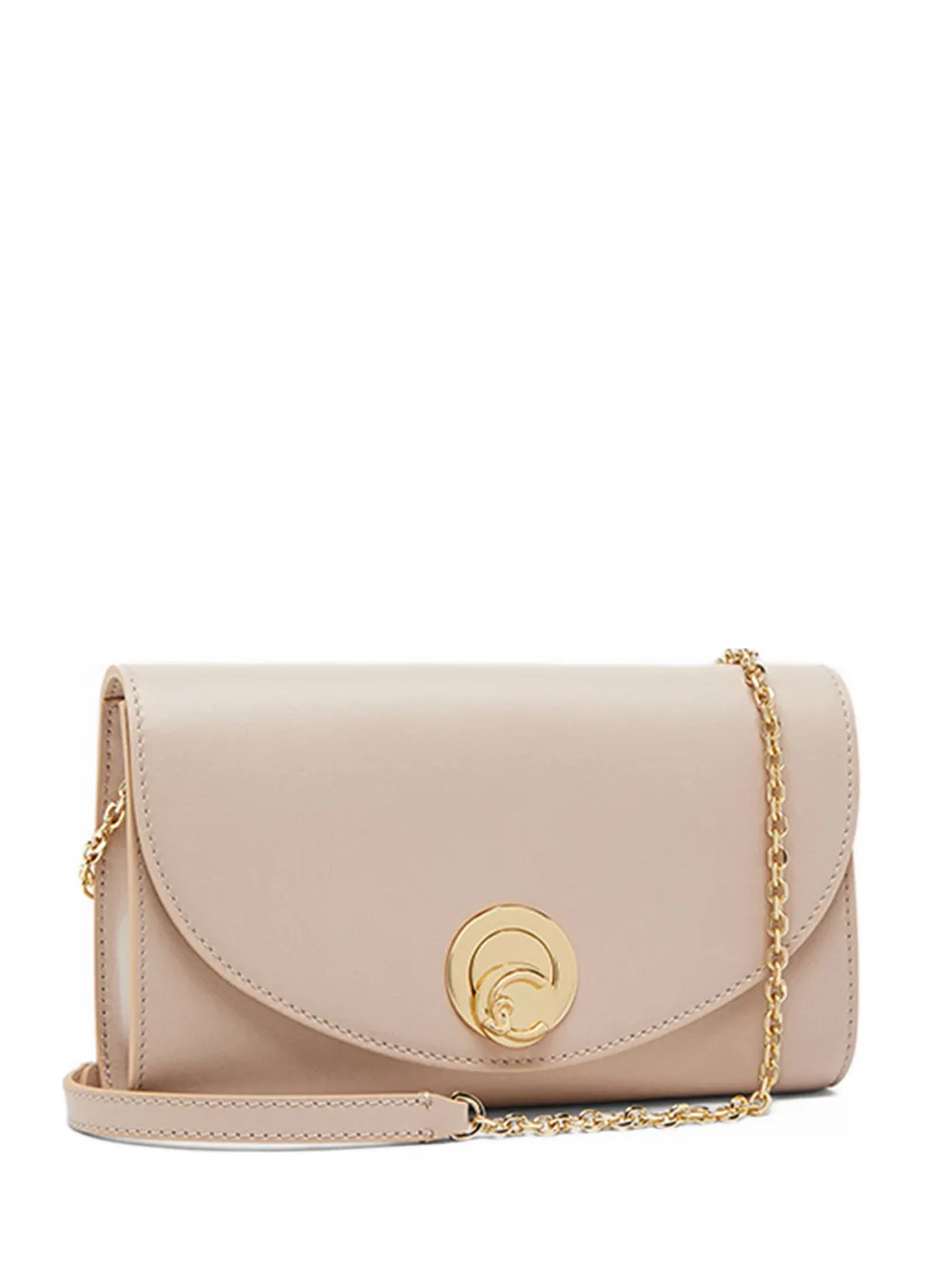 Coccinelle Nikla kleine crossbodytas met kettinghengsel Roze