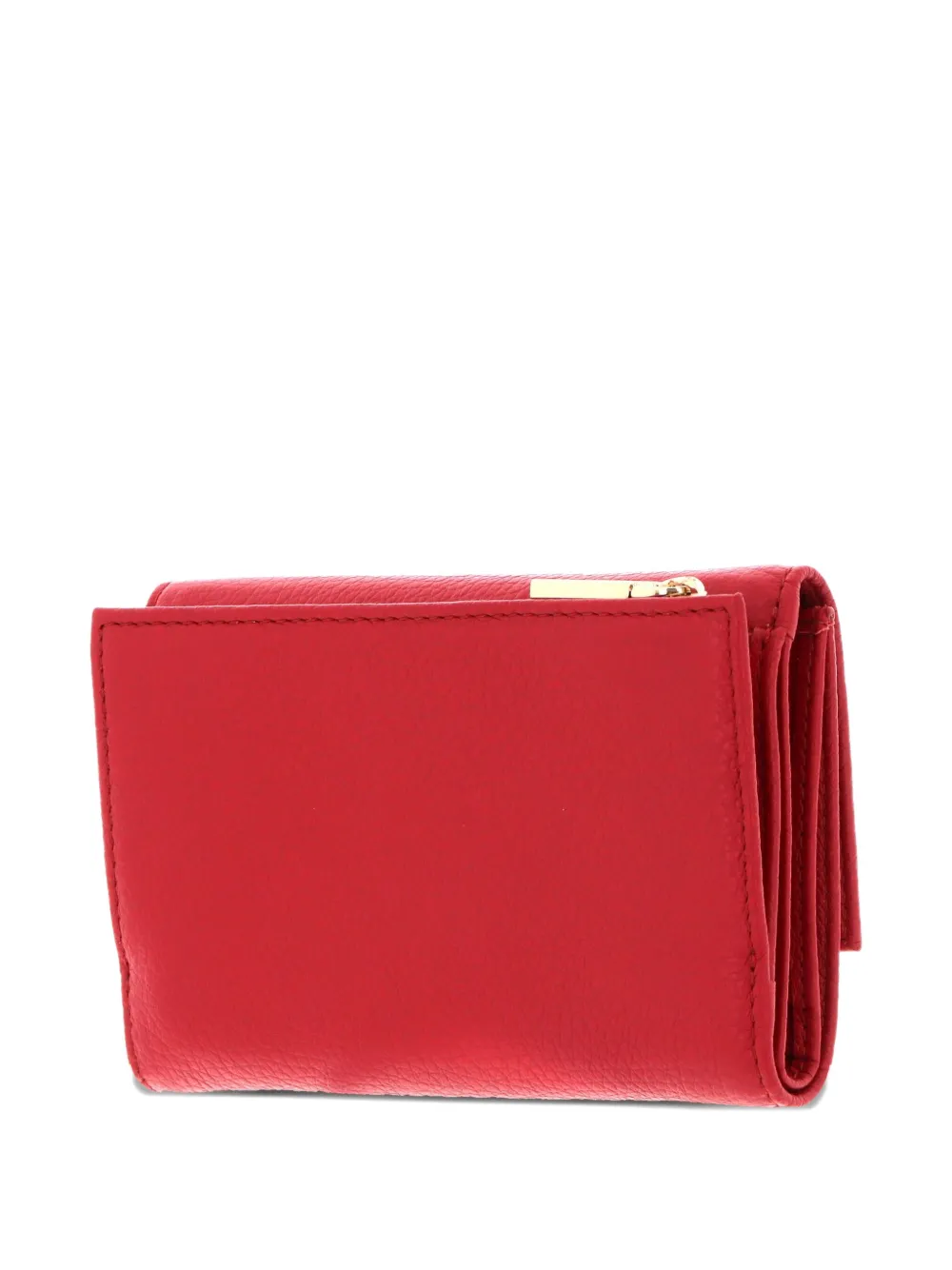 Coccinelle trifold leather wallet - Rood