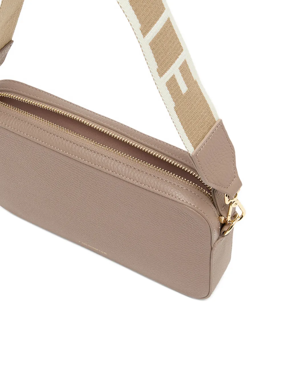 Coccinelle Tebe crossbodytas met ritssluiting Beige