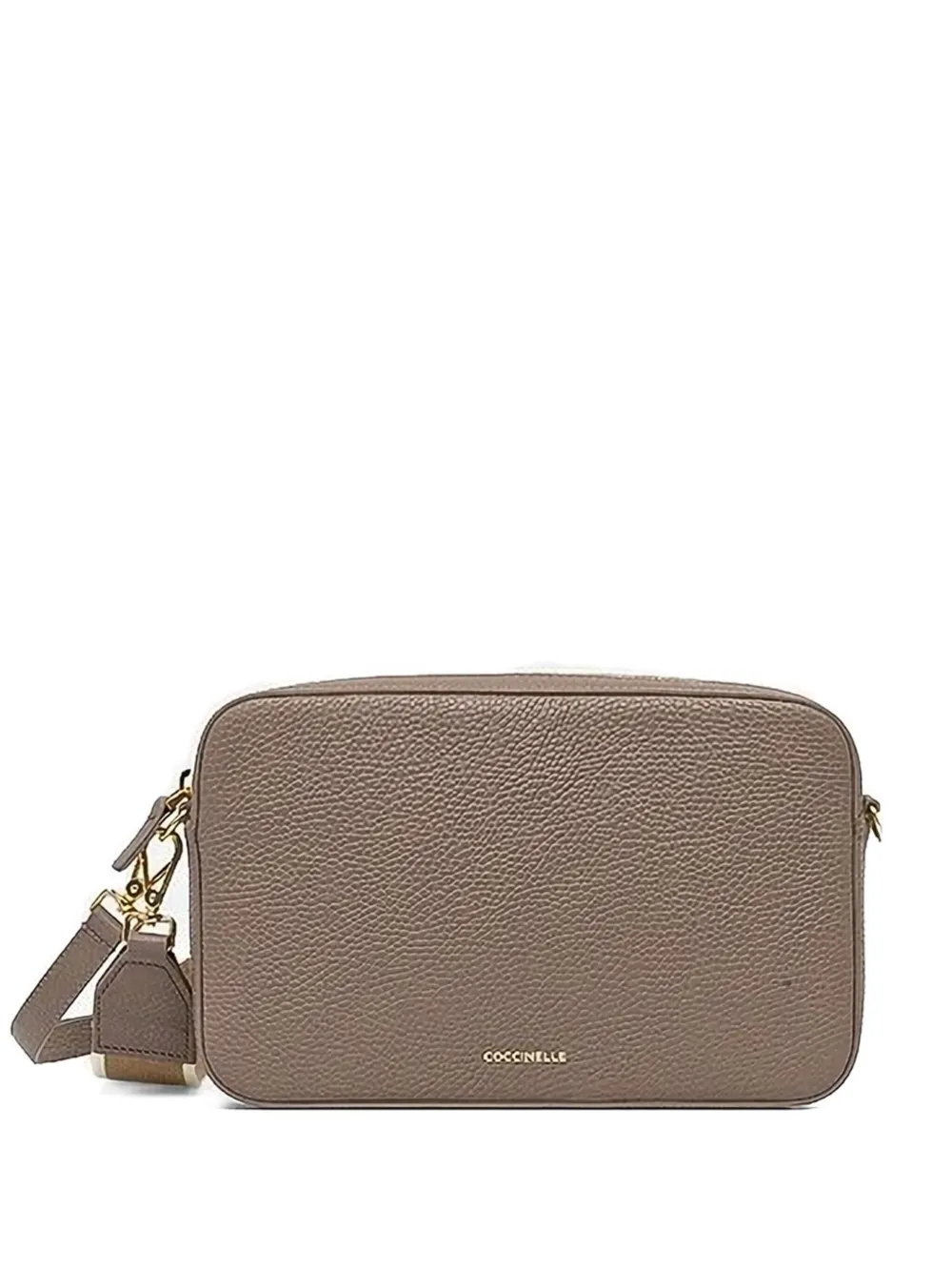 Coccinelle Tebe zip-fastening cross body bag | Neutrals | Image 1