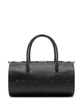 Coccinelle medium Myrtha embossed-logo hand bag - Black