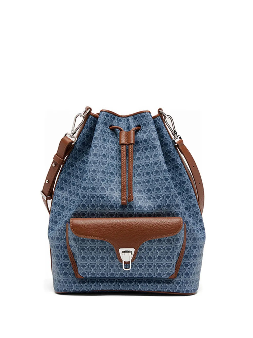 Coccinelle Beat Generation bucket-tas met trekkoord Blauw