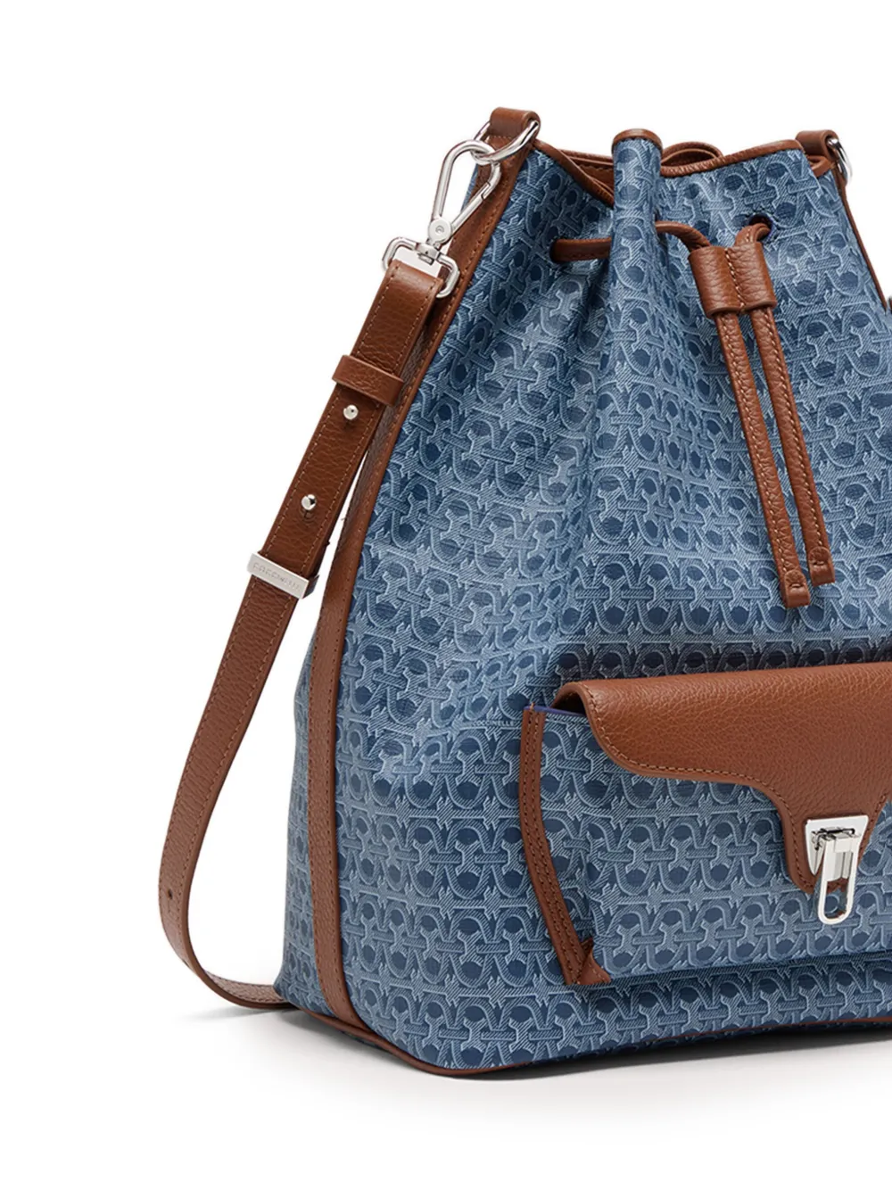Coccinelle Beat Generation bucket-tas met trekkoord Blauw