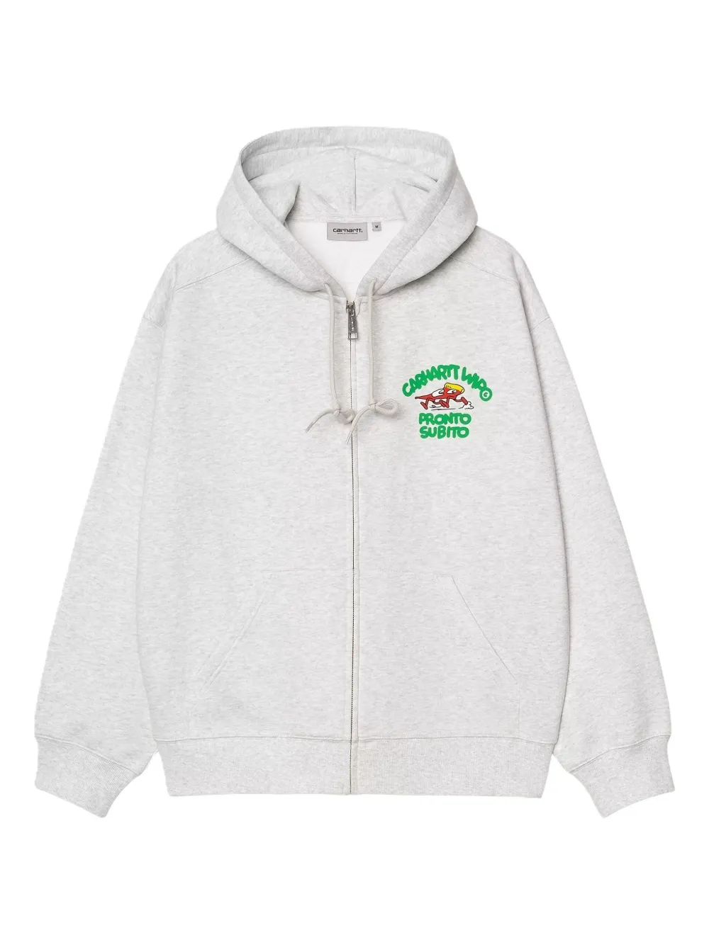 Carhartt WIP Pronto Subito hoodie met rits Grijs