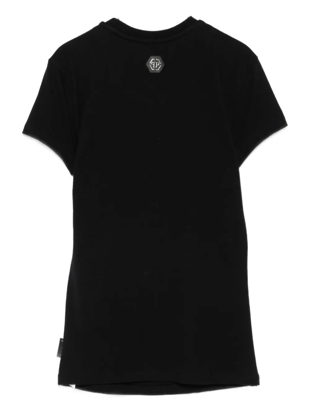 Philipp Plein bear-embellished cotton T-shirt Zwart