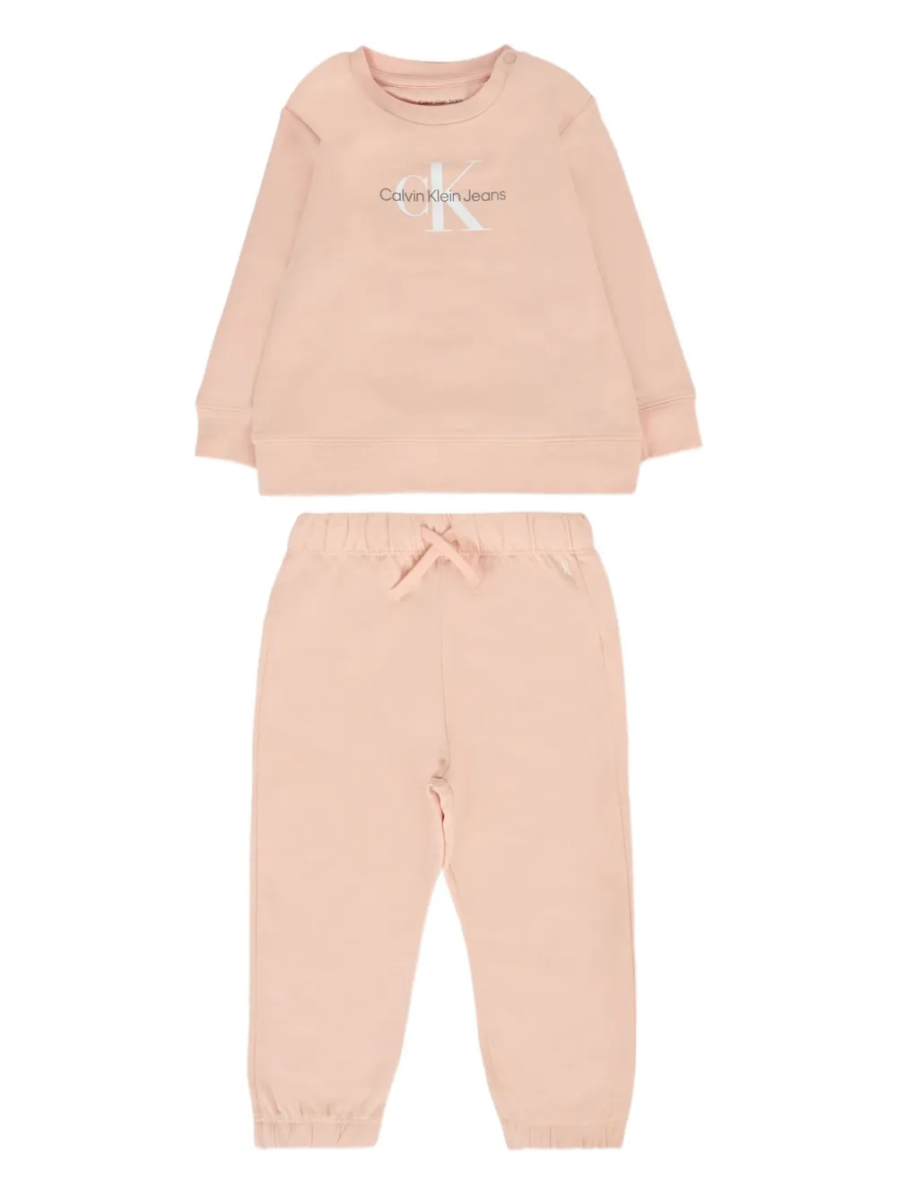 Calvin Klein Kids Trainingspak met logoprint Roze