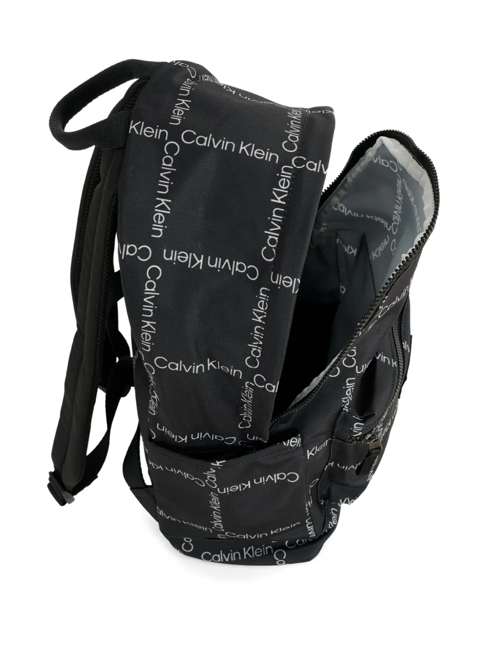 Calvin Klein Kids Rugzak met logoprint Zwart