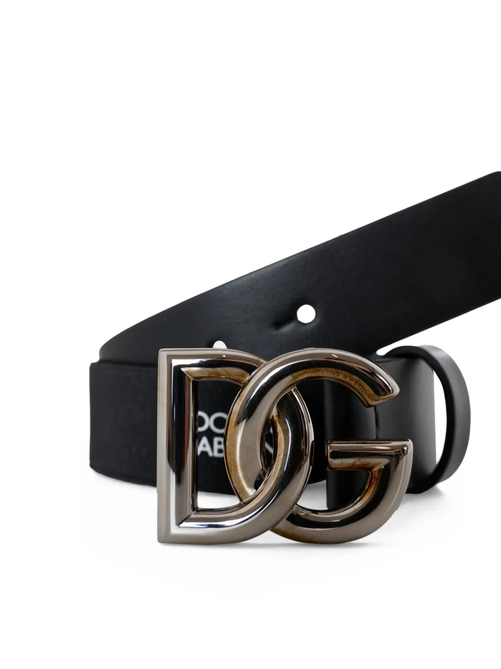  Dolce & Gabbana Kids Cinturón Con Hebilla Del Logo Dg - Negro 