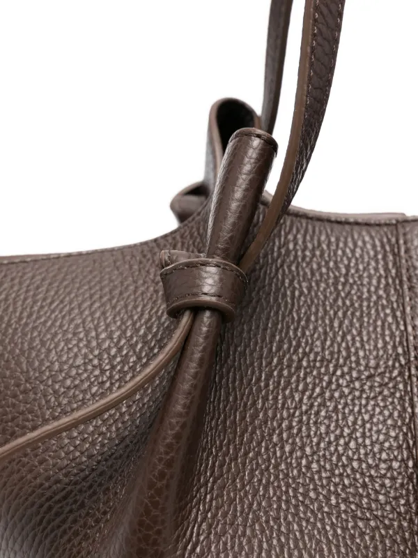 Yuzefi Mochi Leather Shoulder Bag | Brown | FARFETCH