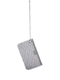 Moreau logo-print clutch bag - Grey