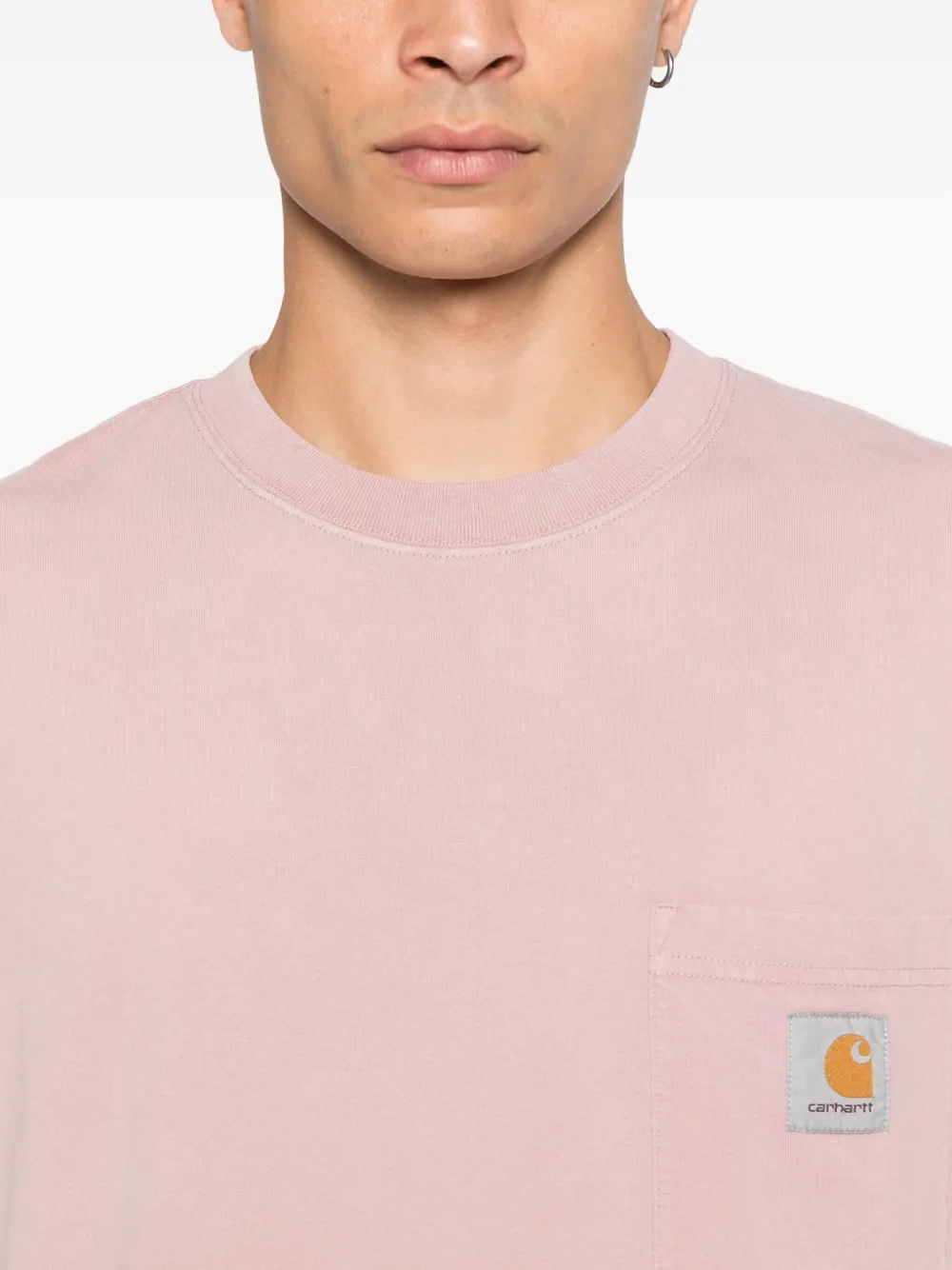 Carhartt WIP Hudston Pocket T-shirt Roze