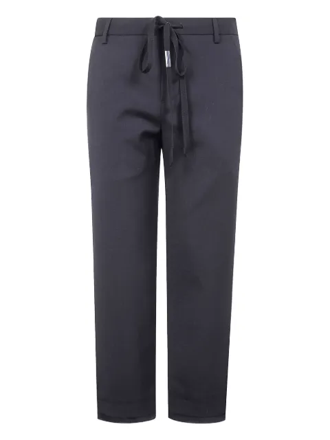 Ann Demeulemeester drawstring wool straight trousers