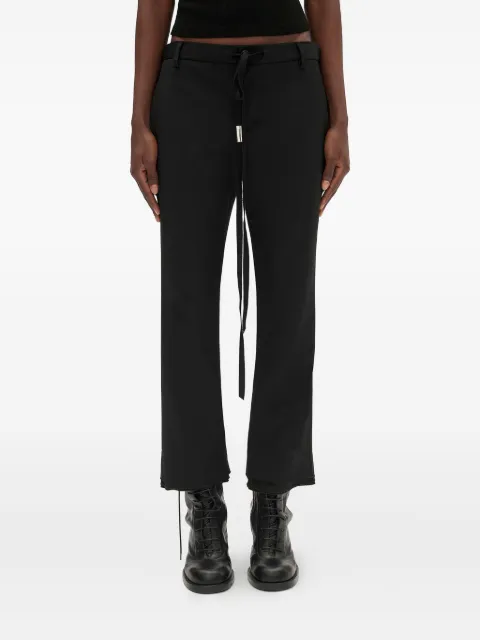 Ann Demeulemeester drawstring wool trousers