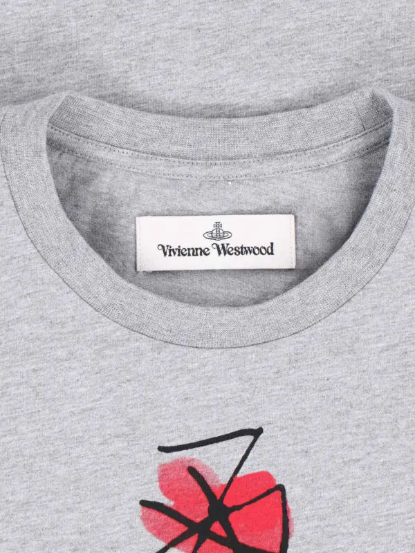 Vivienne Westwood Camiseta Com Estampa Orb | Cinza | FARFETCH BR
