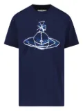 Vivienne Westwood orb sketch T-shirt - Blue