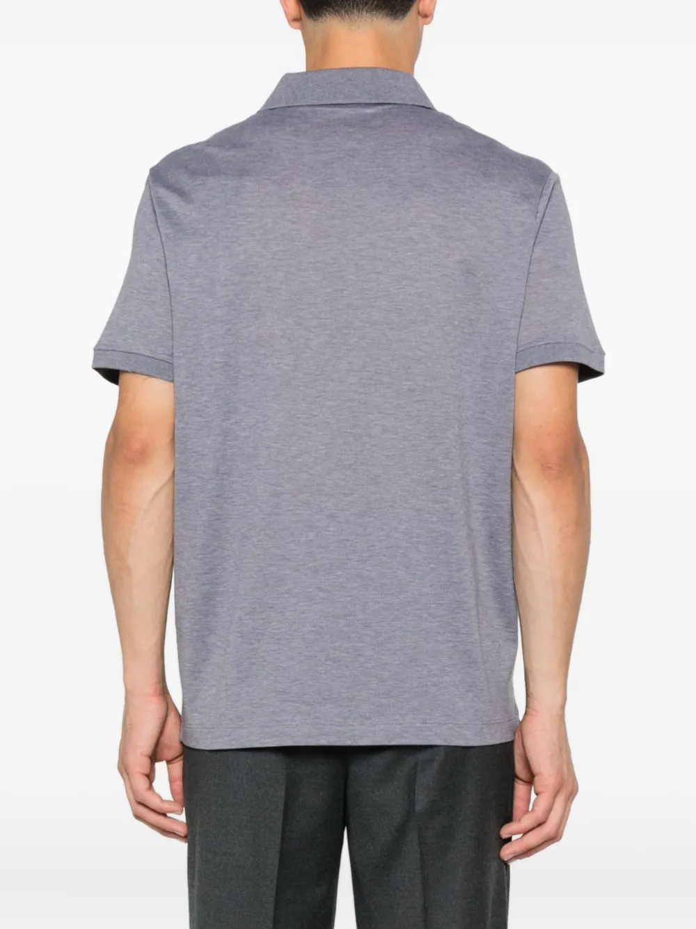 Paul & Shark Katoenen poloshirt met geborduurd logo Grijs