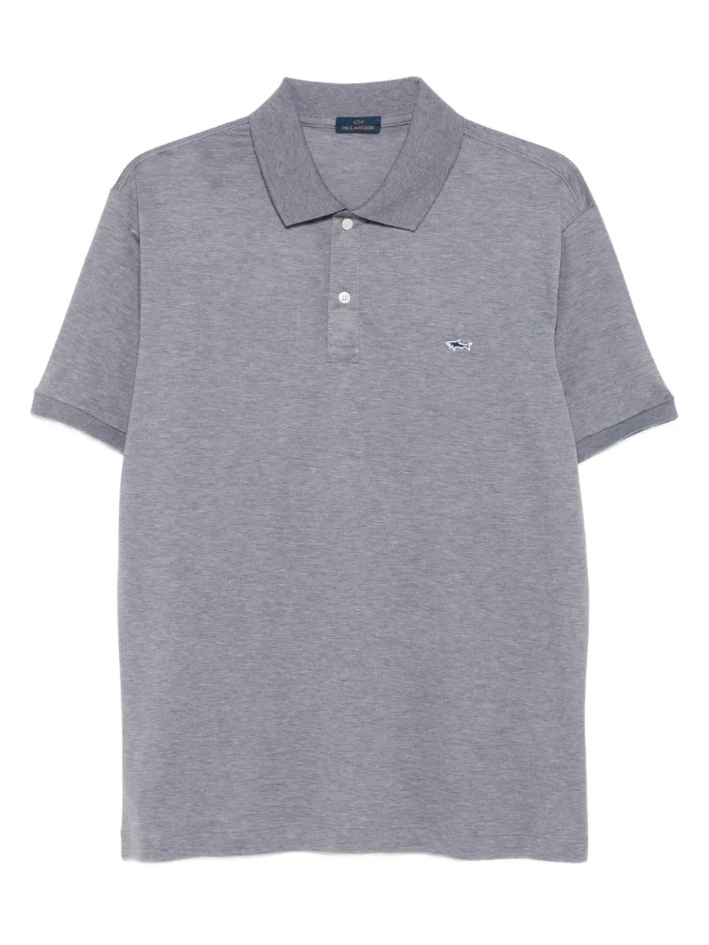 Paul & Shark Katoenen poloshirt met geborduurd logo Grijs