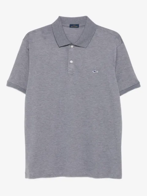 Paul & Shark logo-embroidered cotton polo shirt
