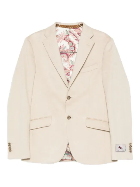 ETRO paisley-lined cashmere jacket