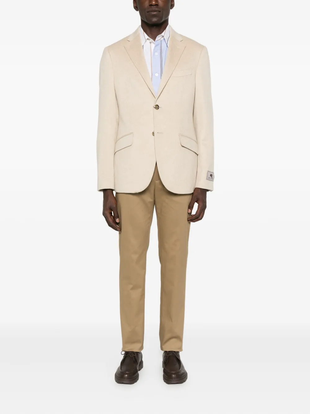 ETRO paisley-lined cashmere jacket | Blazers | Image 2