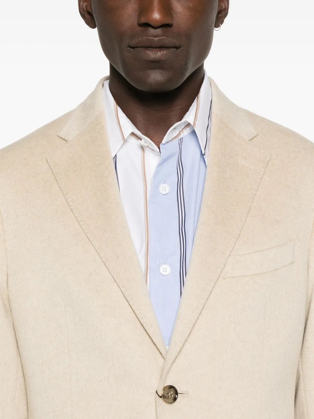 ETRO Kasjmier jack met paisley-voering Beige