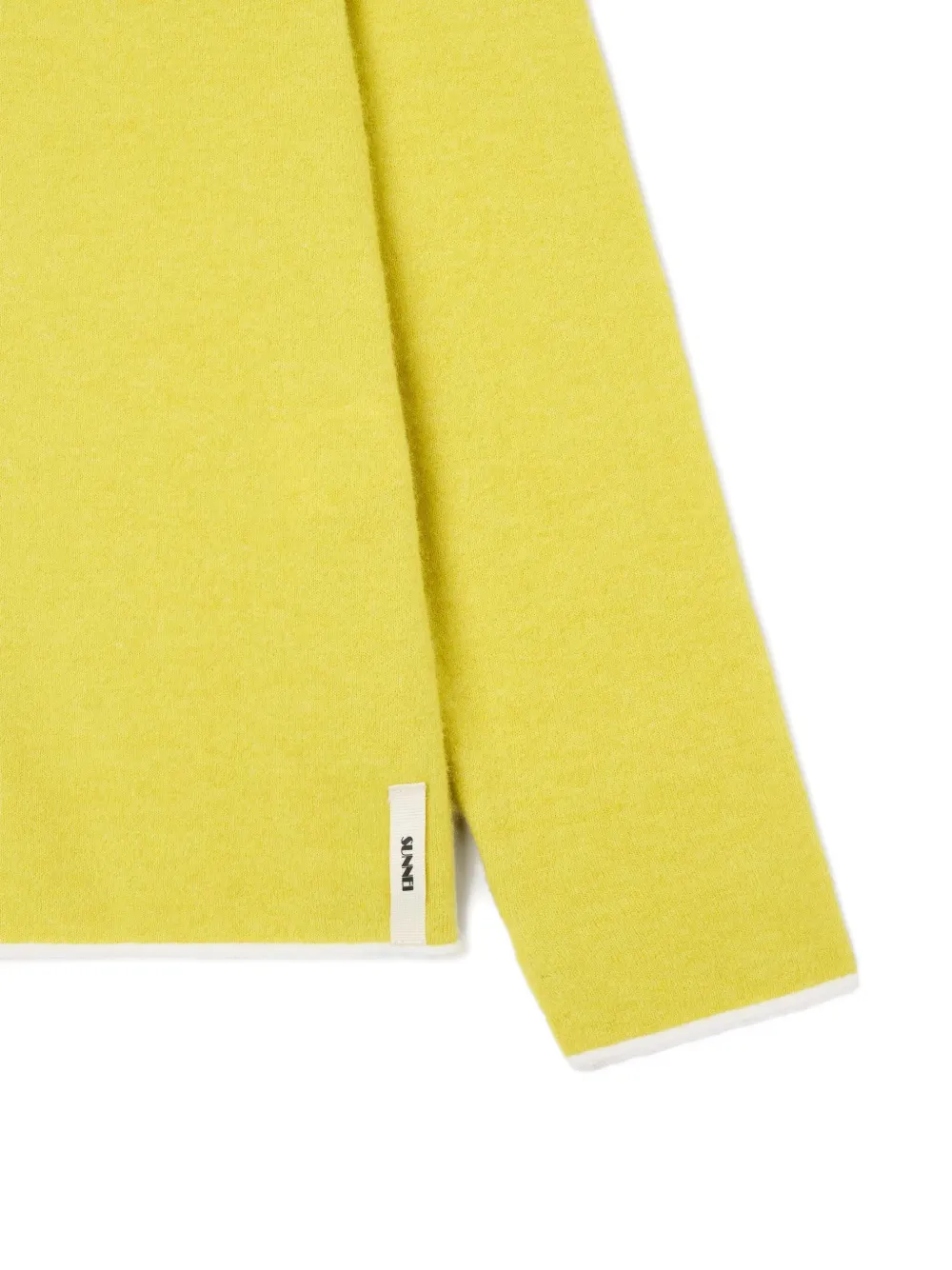 Sunnei Crew-neck Sweater In Yellow