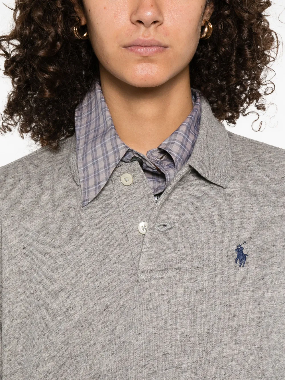 Polo Ralph Lauren Sweater met Polo Pony print Grijs