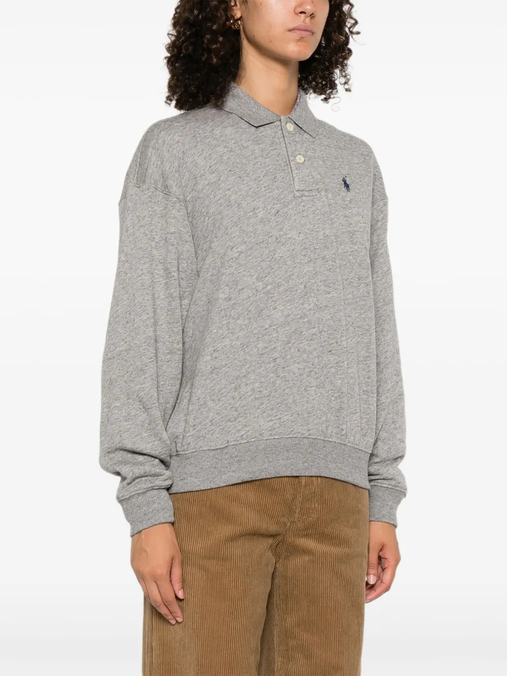 Polo Ralph Lauren Sweater met Polo Pony print Grijs