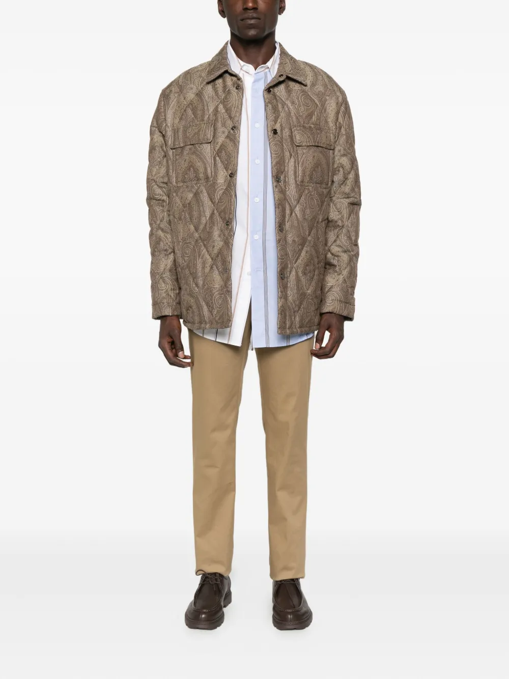 ETRO Broek met franje - Beige