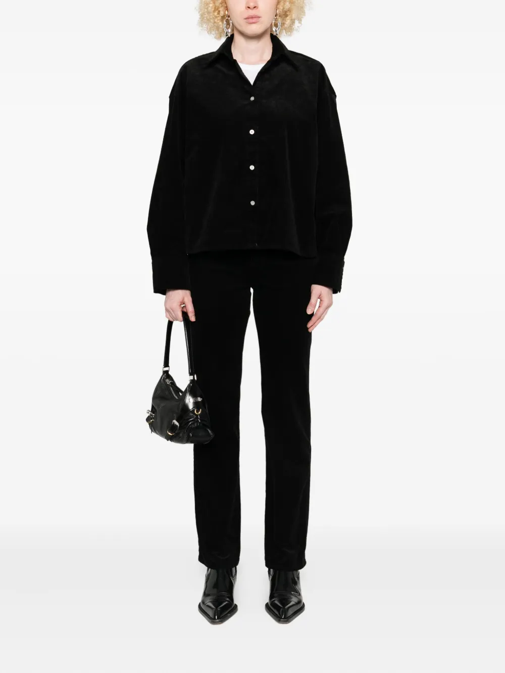 7 For All Mankind Airweft Jeans In Black