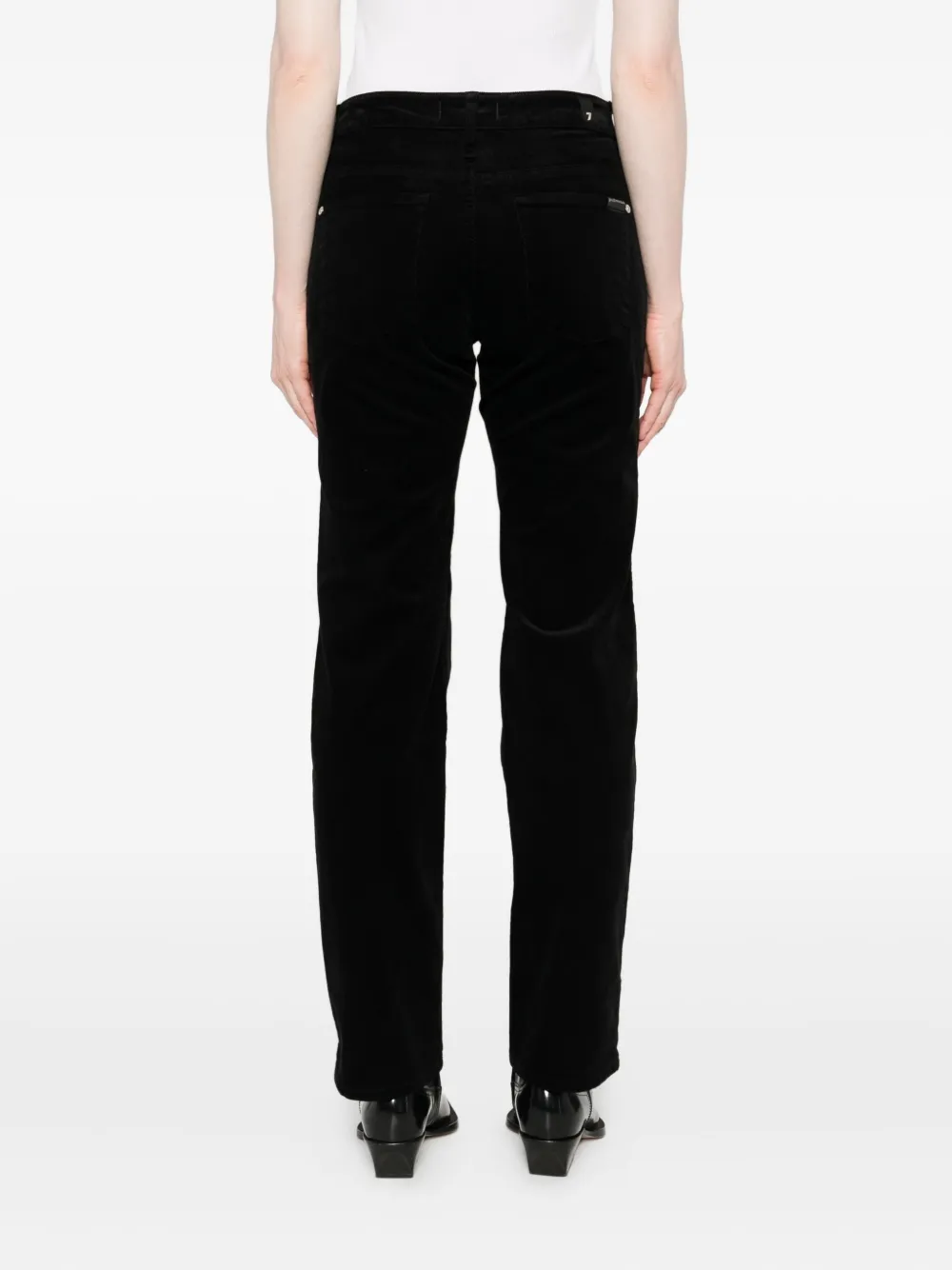 7 For All Mankind Airweft Jeans In Black
