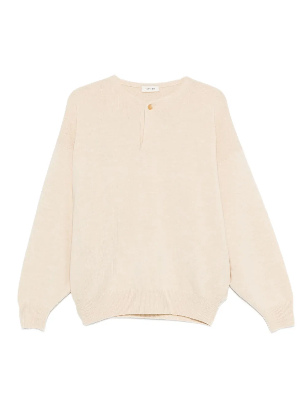Fear Of God Virgin Wool Sweater In Neutral