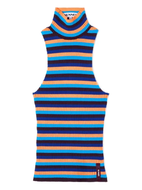 Sunnei high-neck striped top