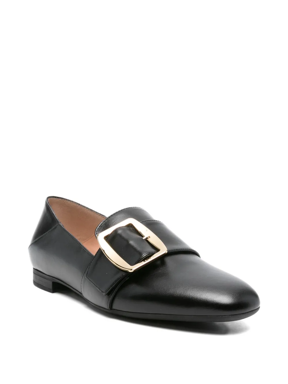 Bally Janelle leren loafers met gesp - Zwart