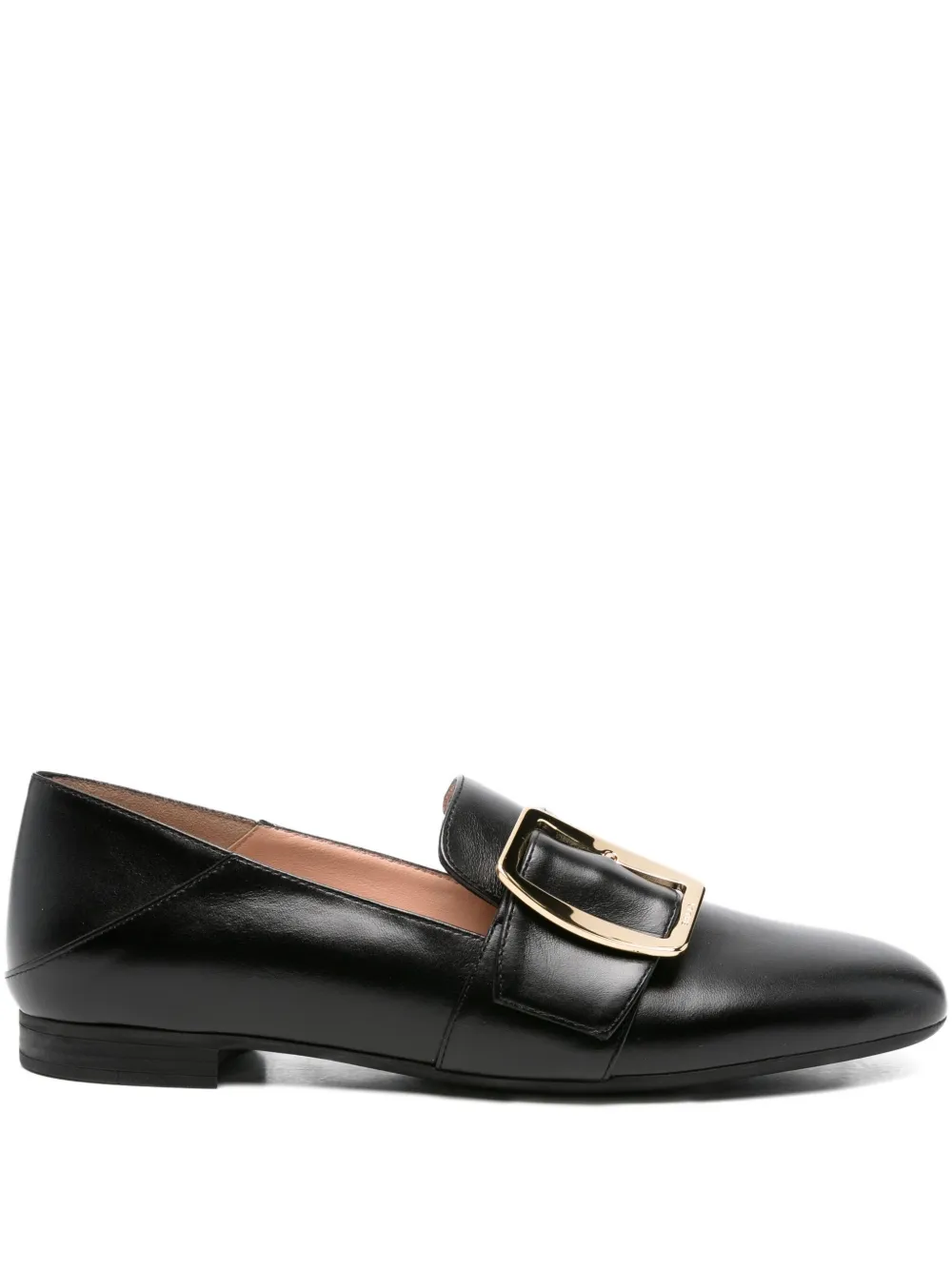 Bally Janelle buckle leather loafers Black